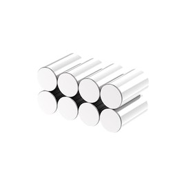 AplysiaTech N42 Rod Magnet - 1/2" D x 1.0" H - 8 Pack, Powerful Rare Earth Magnets, Super Strong Neodymium Cylinder Magnet for Fridge, Office, Building, Scientific, Crafts and DIY Mighty Magnets