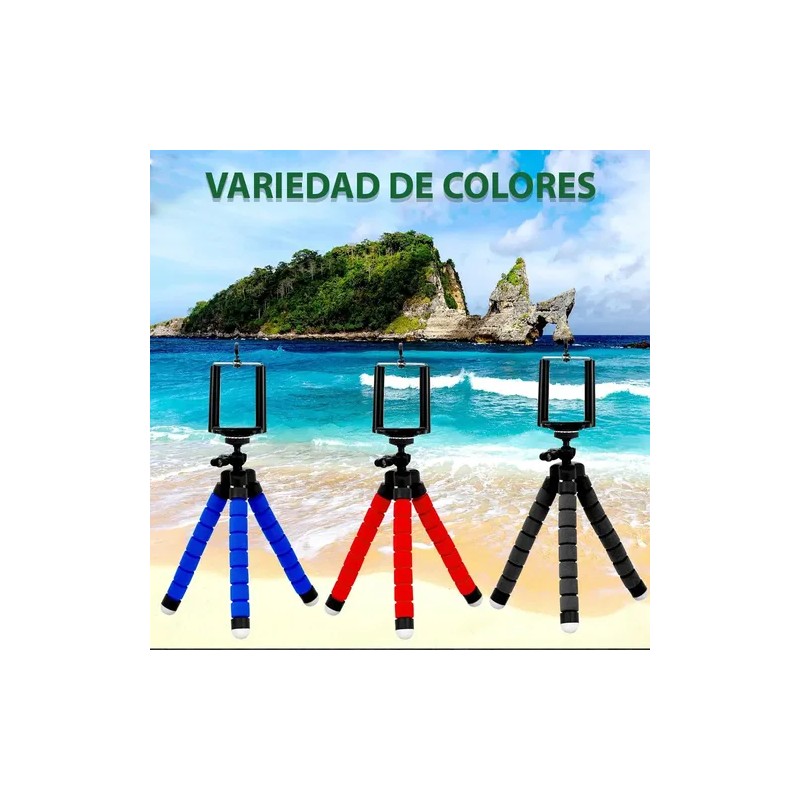 Tripie Flexible Celular Camara Soporte Universal Portatil