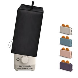 Cover for Bella 2 Slice Slim Toaster, Waterproof and Dustproof Nylon Protective 2 Slice Cover Case Compatible with Bella Toaster Slim(Black)
