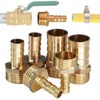 MiJunHD 2PCS Brass Reducer Connector | 6mm Hose Barb Tail
