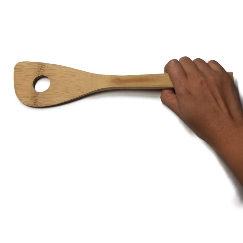 Kikusui Unpainted Japanese Susu Bamboo Turner (Right-Handed Sloted)