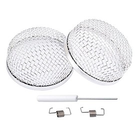 Wadoy Flying Insect Screen, RV Furnace Screen Vent Cover,RV Bug Screen Covers for Camper Heater Vents (2.8'' x 1.3'')