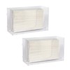 Evron Paper Towel Dispenser Countertop & Wall Mount Clear One-Hand