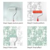 Nichiyo 7'' Pattern Paint Roller Texture Roller for Walls Furnitures