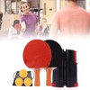 Table Tennis Set Paddles Balls Net Kit Portable Table Tennis