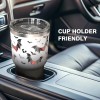 FBA Warehouse 30oz Stainsteel Steel Insulated Tumbler Bat With 2
