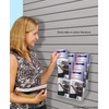 Marketing Holders 3 Tier Stand Flyer Take One Holder Slatwall