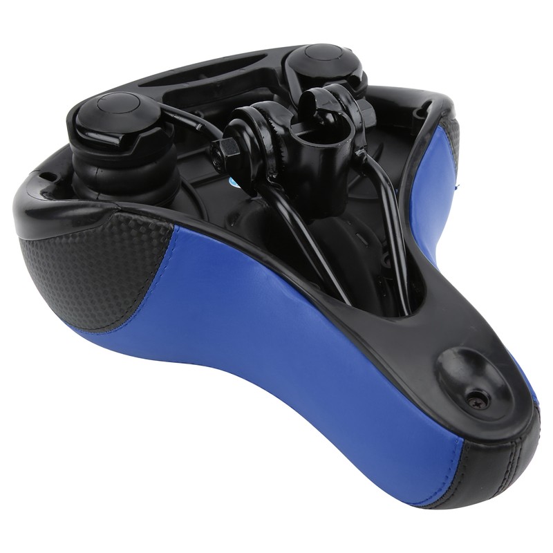 Bike Saddle Microfiber Leather HollowCarved Shock Absorber Mountain Bike Saddle
