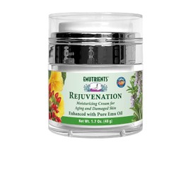 Montana Emu Ranch - Crema rejuvenecedora de 1.7 oz - Mejorado con aceite de emu puro