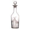 Creative Co-Op 20-Ounce Etched Glass Decanter with Giraffes and Glass