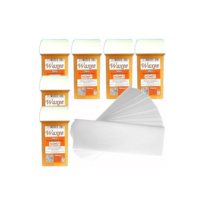 6x Veet EasyWax compatible refills from UK brand-Waxee + 50