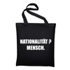 Sticker Man gegen Rassismus Jute Bag, Cloth Bag, Cotton Bag,