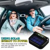 Tujoe 3 Pcs Solar Powered Car Ventilator Vehicle Exhaust Fan
