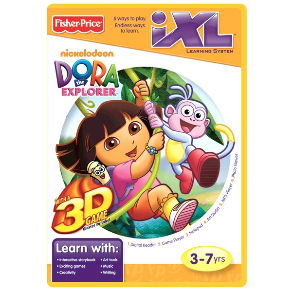 Fisher-Price iXL Learning System Software Dora the Explorer 3D