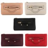 Otto Angelino Zippered Leather Clutch Purse Compatible with Smartphone