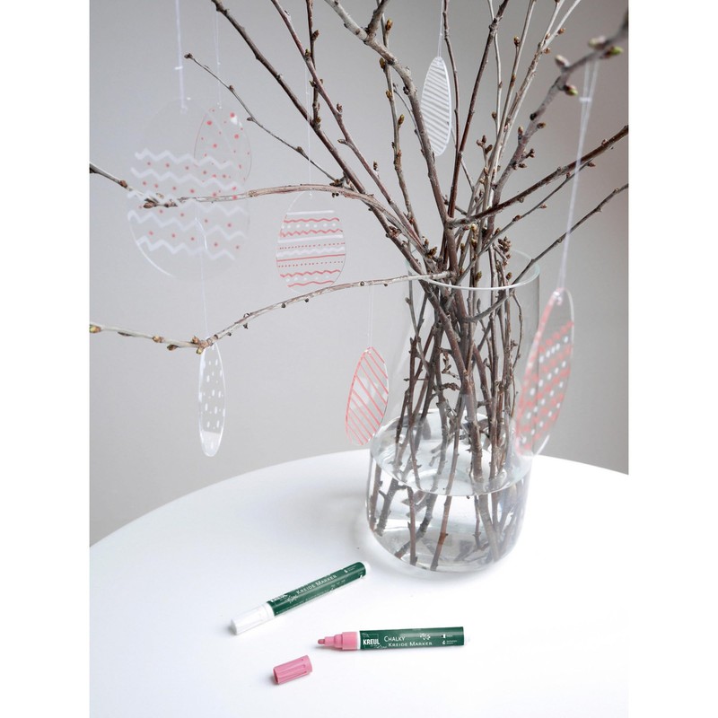 KREUL 22709 Chalky Chalk Markers Set of 4 Window Decoration