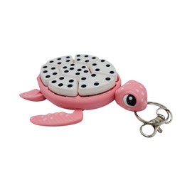 Fidget Clickers - Keychain and Desktop Clickers - Sensory Figures, Mechanical Keys - Autism, ADHD, Stress, Anxiety Relief (Dragon Fruit Turtle)