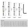 4PCS High Speed Steel Self Centering Hinge Pilot Hole Drill