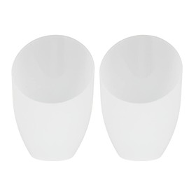 Horseshoes Replacement Lampshades 2Pcs Inclined Horseshoe Shape Light Covers,30mm Plastic Horseshoe Lamp Shade Cover,Floor Lamp Light Covers, Replacement Horseshoe Lampshade