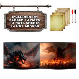 Power Beast Dungeon DND DM Screen 5e, D&D Dungeon Master Screen, Dungeons and Dragons, D&D, Dungeon Master Gift, DND, D&D 5e, Game Master Accessories, Role Playing Games.