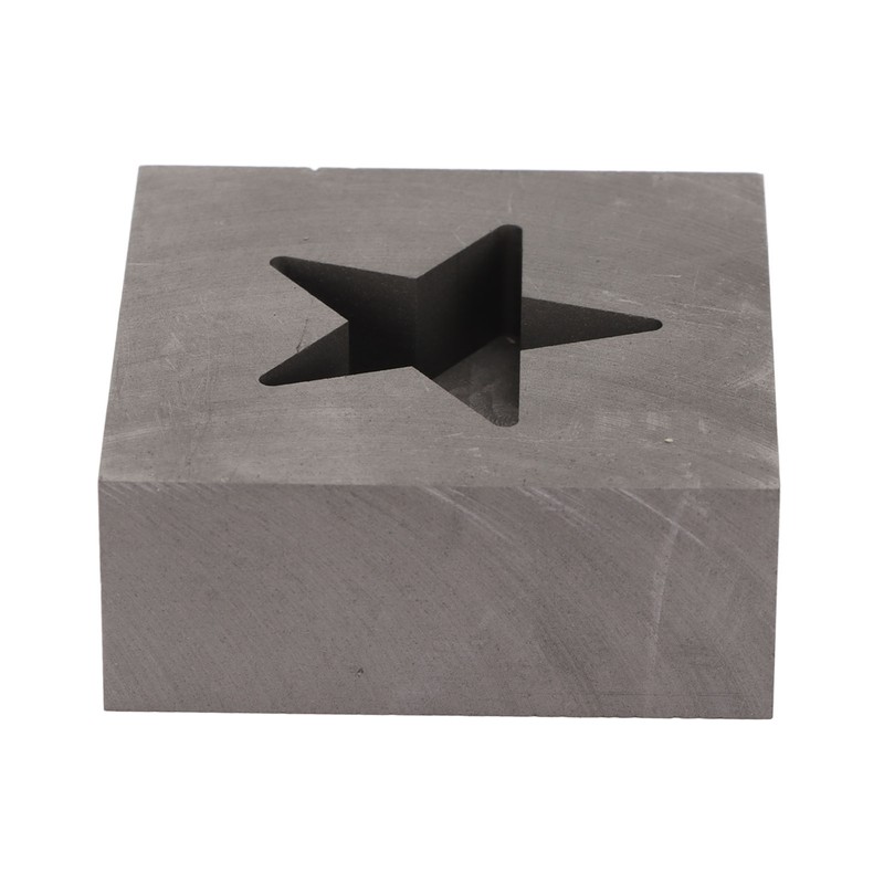 Graphite Ingot Mold Star Shape Gold Silver Melting Casting Mould