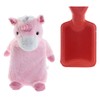 Plush Hot Water Bottle, Unicorn Design