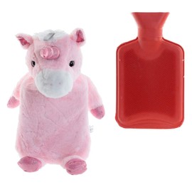 Plush Hot Water Bottle, Unicorn Design