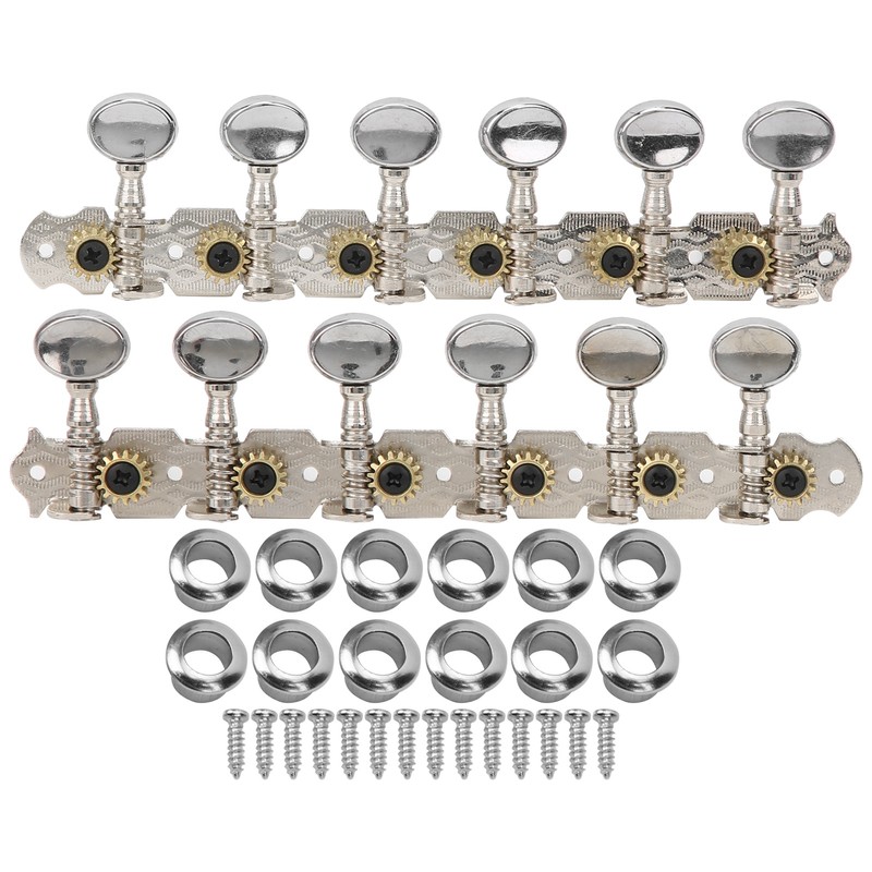 Guitar Tuning Key 12 String Metal Machine Head Open Tuners