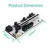 Riser Adapter Card 8 Excicon Capacitors Multi Layer Shielding Fine
