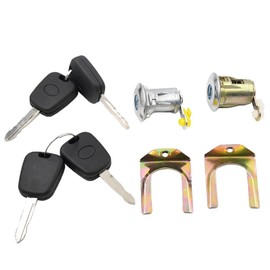 cantondz Compatible with Citroen C1 Peugeot 107 Toyota Aygo Cylinder Door Lock Barrel Key Set 2005-2014 1608746380 9135S2 9136.T0 9170.Y8