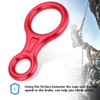 Escalada Rappel Safety 35KN Montaismo Escalada Figura 8 Cuerda Descensor