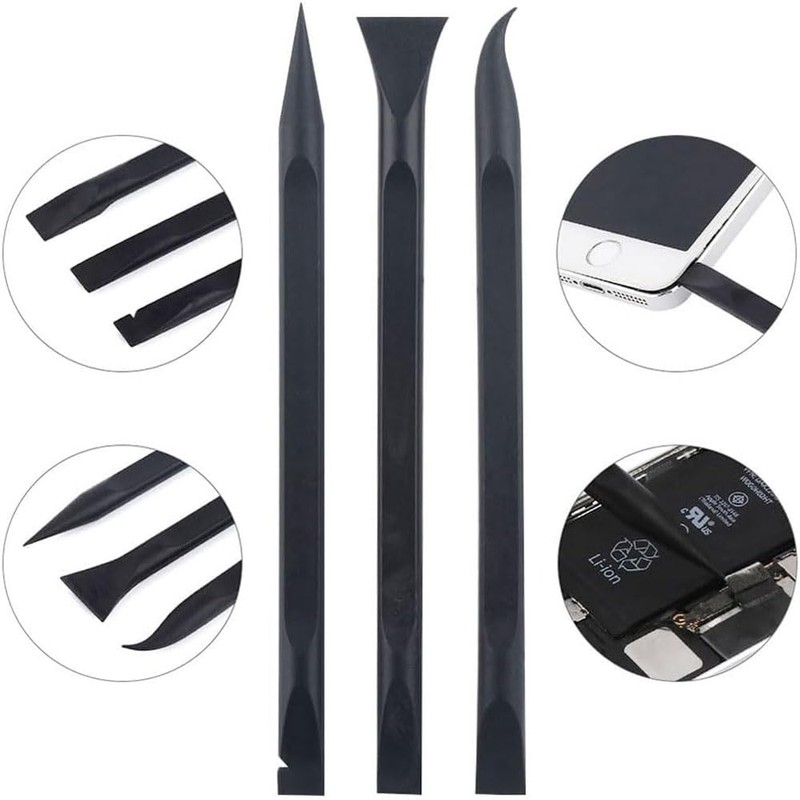 Fongmore 3 Pcs Carbon Fiber Plastic Scraper Spudger Pry Tool