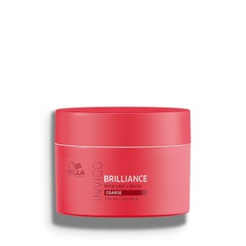 Wella Professionals Invigo Brilliance - Mascarilla para cabello de color grueso, tratamiento acondicionador, vitalidad del color, 5 onzas
