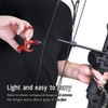 3 Finger Hand Held Bow Release Aluminum Alloy Thumb Release