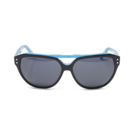 Just Cavalli Sunglasses Unisex Square JC505S 05A Black/Baby Blue NEW!