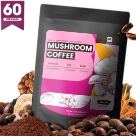 Beworths Instant Mushroom Coffee Lions Mane Mushroom Extract Reishi Turkey Tail Complex - 400G