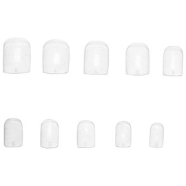Beaupretty Fake Nails Short Square Plastic Nails False Full Cover Artificial Nails Decals Clear for Women Lady Diy Art Nails 600pcs