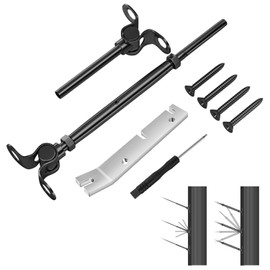 CKE 30 Pairs Black Cable Railing Kit 3/16" Swage Toggle Turnbuckle Cable Railing Hardware T316 Stainless Steel for Wood Post Cable Railing System Wire Rope Angle 180° Adjustable Angle Stairs, BCR25