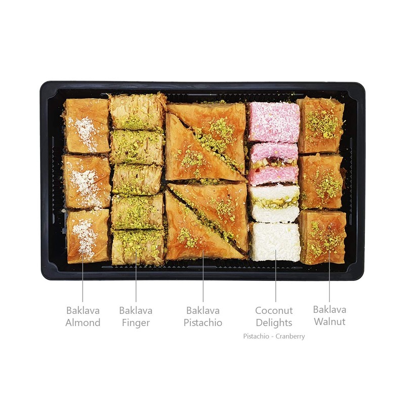 Persis Luxury Baklava Assorted Tray - 19 Pieces (500g)