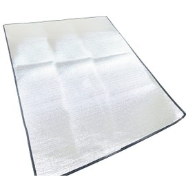 Aluminium Sleeping Mat, Foam Mats, Sleeping Mat for Camping, Insulated Blanket, Foldable Tent Mat, Floor Mat, Thermal Mat, Thermal Blanket, Mat Made of Aluminium Foil and EPE, Ultra Light, 145 x 195