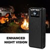 RQG 4K WiFi Body Camera, 180° Rotating Lens Mini Body