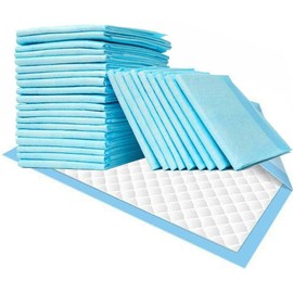 Buyockss Heavy Absorbent Disposable Bed Pads Adult Incontinence Pads 50 Count 60x90CM
