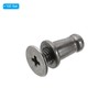 PATIKIL 4mm Leather Rivets, 100 Sets Round Button Head Studs