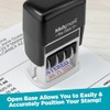 maxmark Max Dater SELF-INKING Frase sello de fecha - Tinta