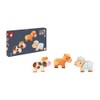 Janod - Funny Farm Animals Magnets - Wooden Magnetic Early