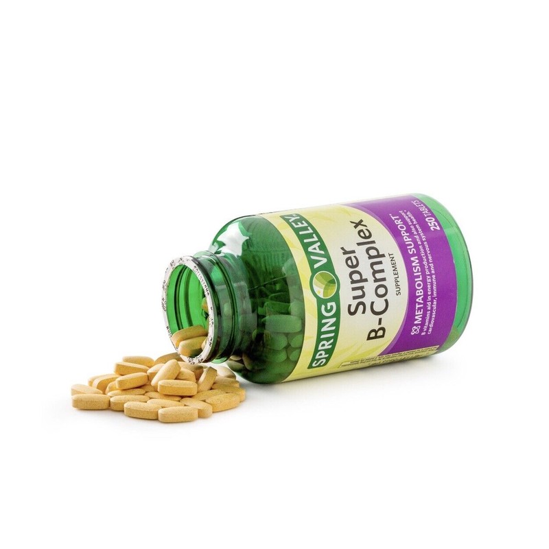 Spring Valley Super B Complex with Vitamin C & Folic