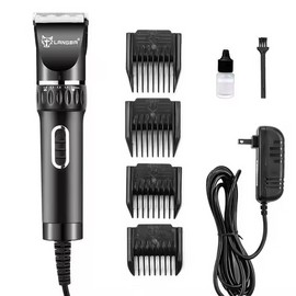 Langba 12V Plug-In Pet Professional Hair Clipper Trimmer for Dogs Animals Cord