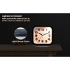 Tinload 5.5" Large No Ticking Analog Alarm Clock,Silent Readable for