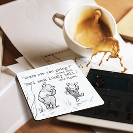 Dorothy Spring Sarcastic Where Are You Going Special Friend Pooh Gift Coaster