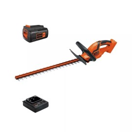 BLACK+DECKER Black & Decker LHT2436 40V MAX Li-Ion 2-Action 24 in. Hedge Trimmer New